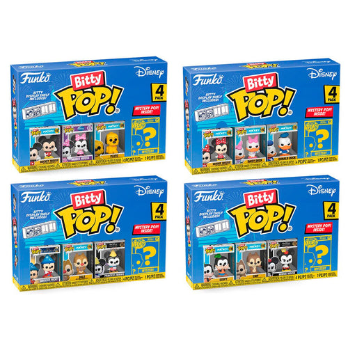 Blister 4 figuras Bitty POP Disney Classic surtido