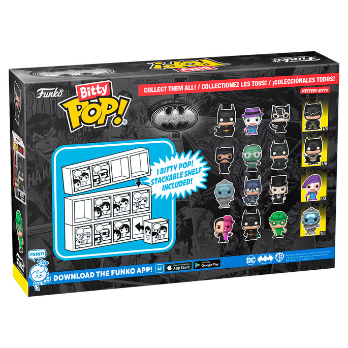 Blister 4 figuras Bitty POP DC Comics Batman Selina Kyle