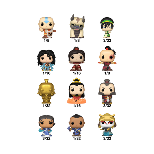 Figura Mystery Bitty POP Avatar The Last Airbender surtido
