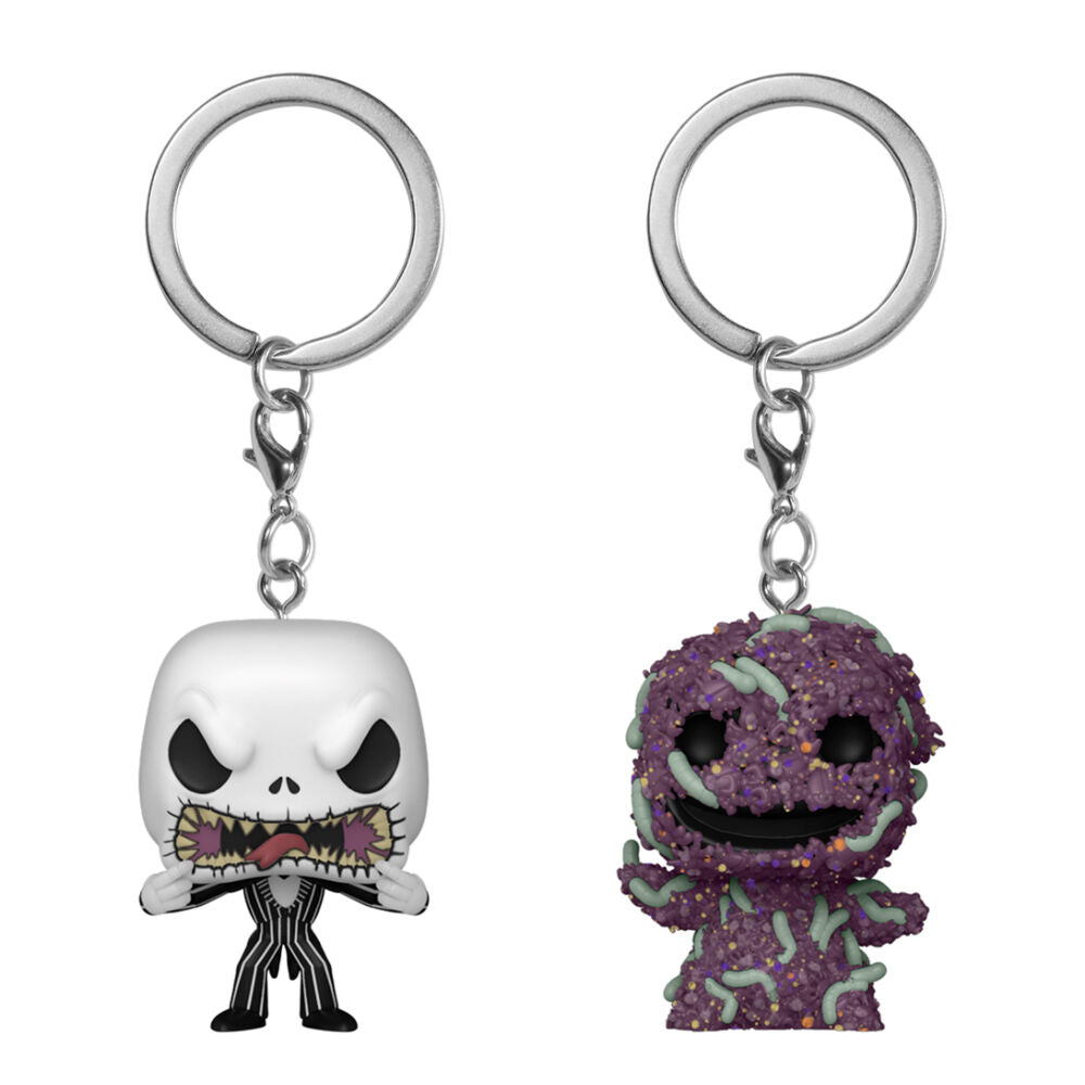 Blister 2 llaveros Pocket POP Disney Pesadilla Antes de Navidad Jack & Oogie Boogie