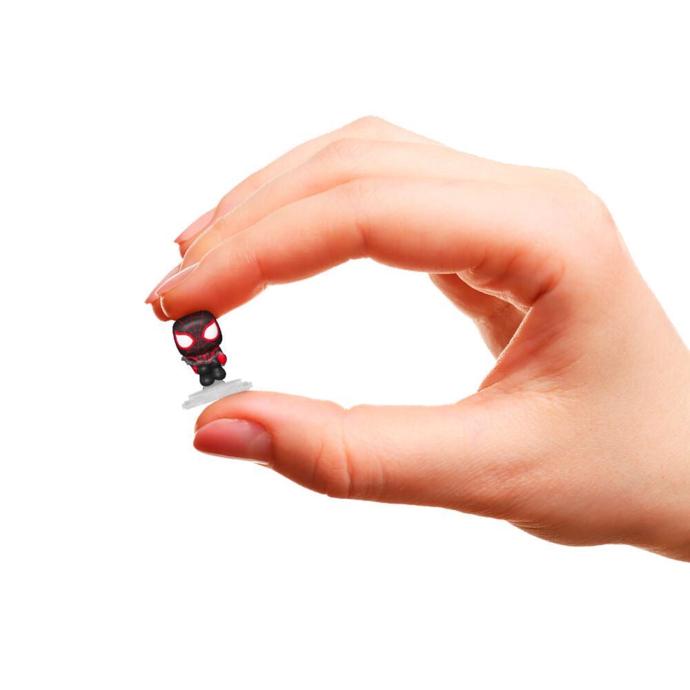 Blister 4 figuras Bitty POP Marvel Spider-Man Miles Morales
