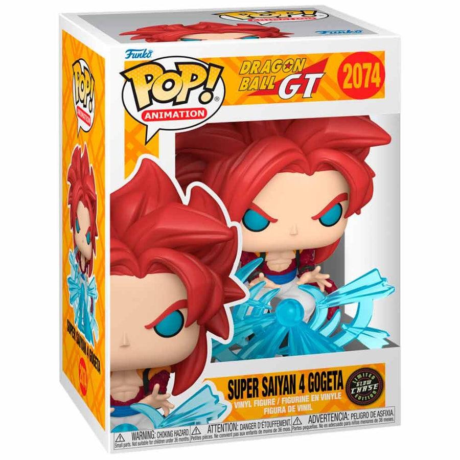 Figura POP Dragon Ball GT Super Saiyan 4 Gogeta 5 + 1 Chase