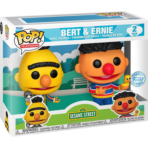Blister 2 figuras POP Barrio Sesamo Epi y Blas Exclusive
