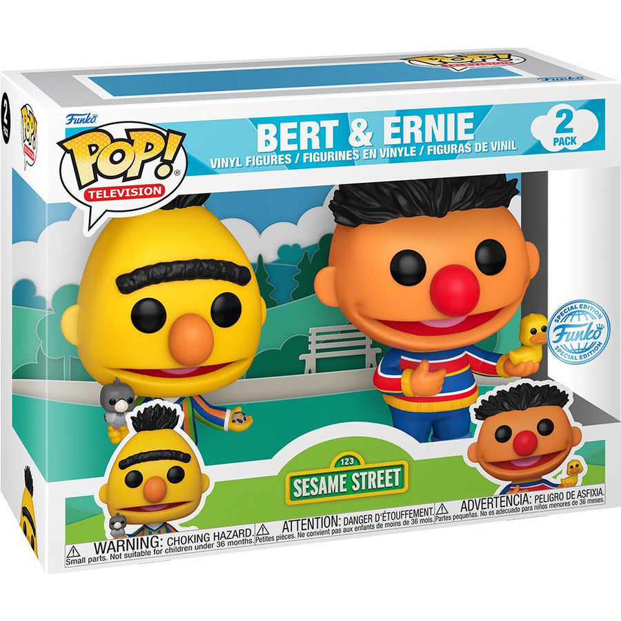 Blister 2 figuras POP Barrio Sesamo Epi y Blas Exclusive