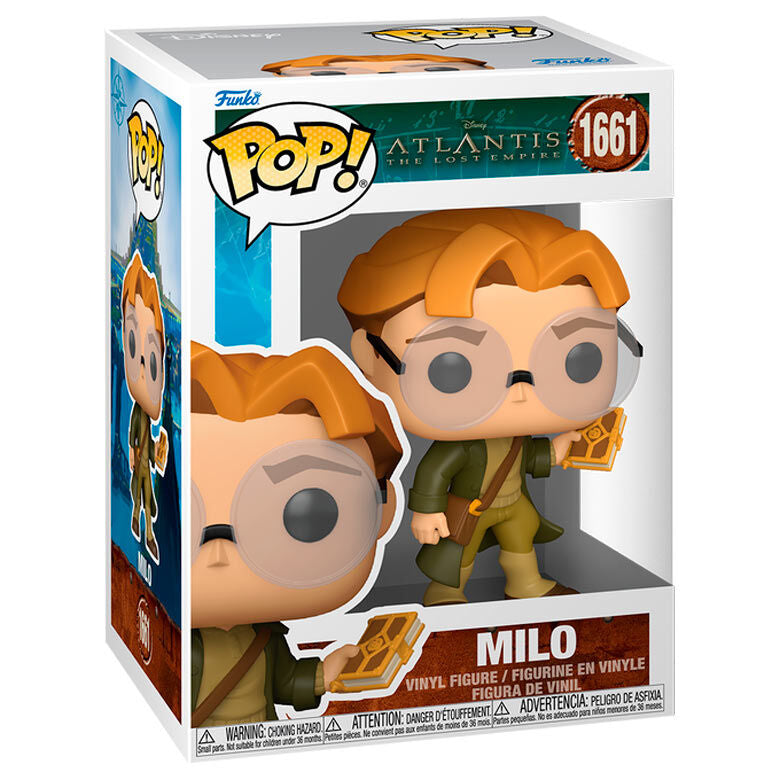 Figura POP Disney Atlantis El Imperio Perdido Milo