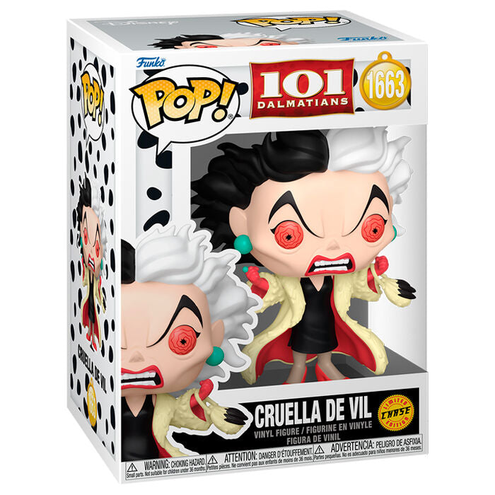 Figura POP Disney 101 Dalmatas Cruella de Vil 5 + 1 Chase