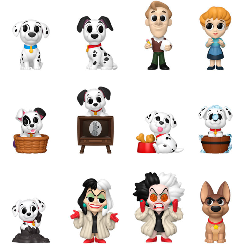 Figura Mystery Mini 101 Dalmatas Disney surtido