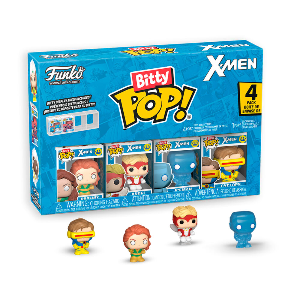 Blister 4 figuras Bitty POP Marvel X-Men surtido
