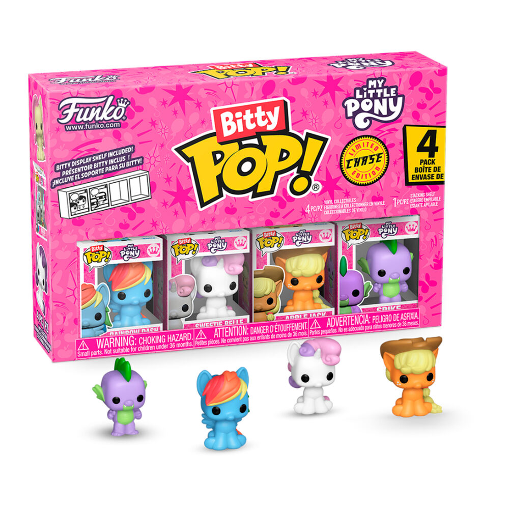Blister 4 figuras Bitty POP My Little Pony surtido