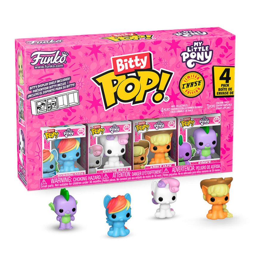 Blister 4 figuras Bitty POP My Little Pony surtido