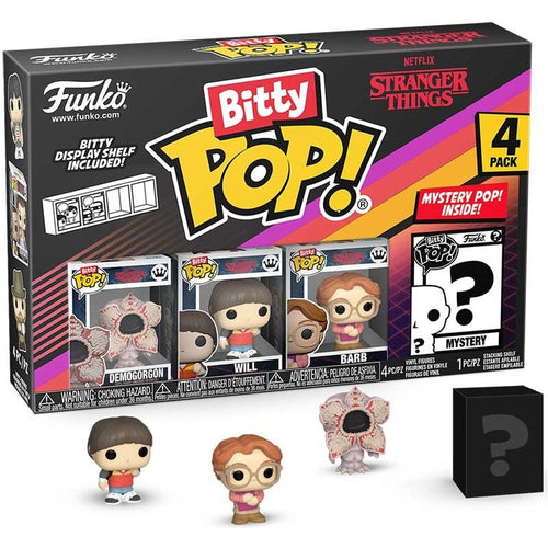 Blister 4 figuras Bitty POP Stranger Things surtido