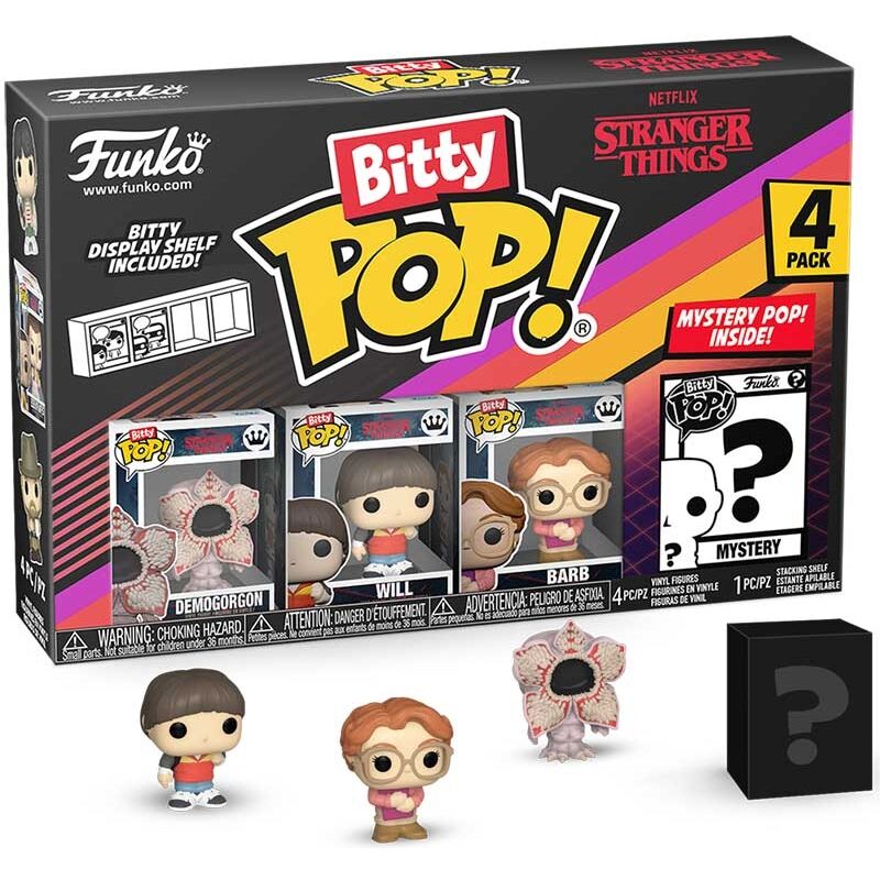 Blister 4 figuras Bitty POP Stranger Things surtido