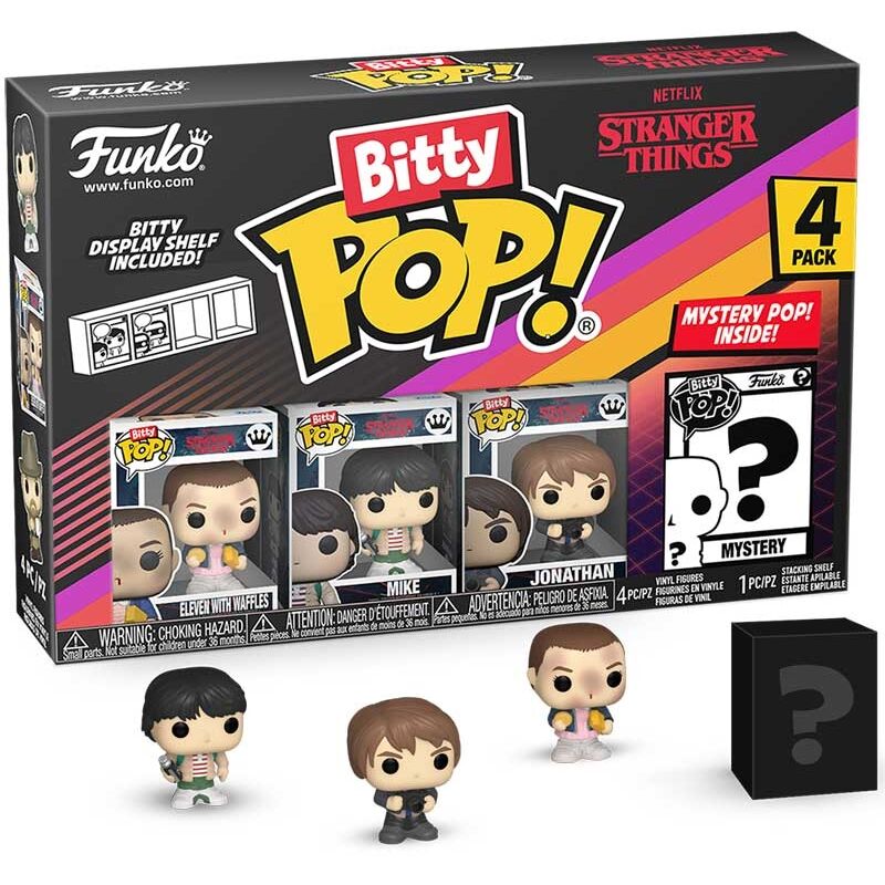 Blister 4 figuras Bitty POP Stranger Things surtido