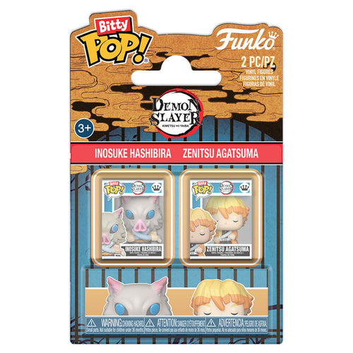 Blister 2 Bitty POP! Demon Slayer Inosuke & Zenitsu