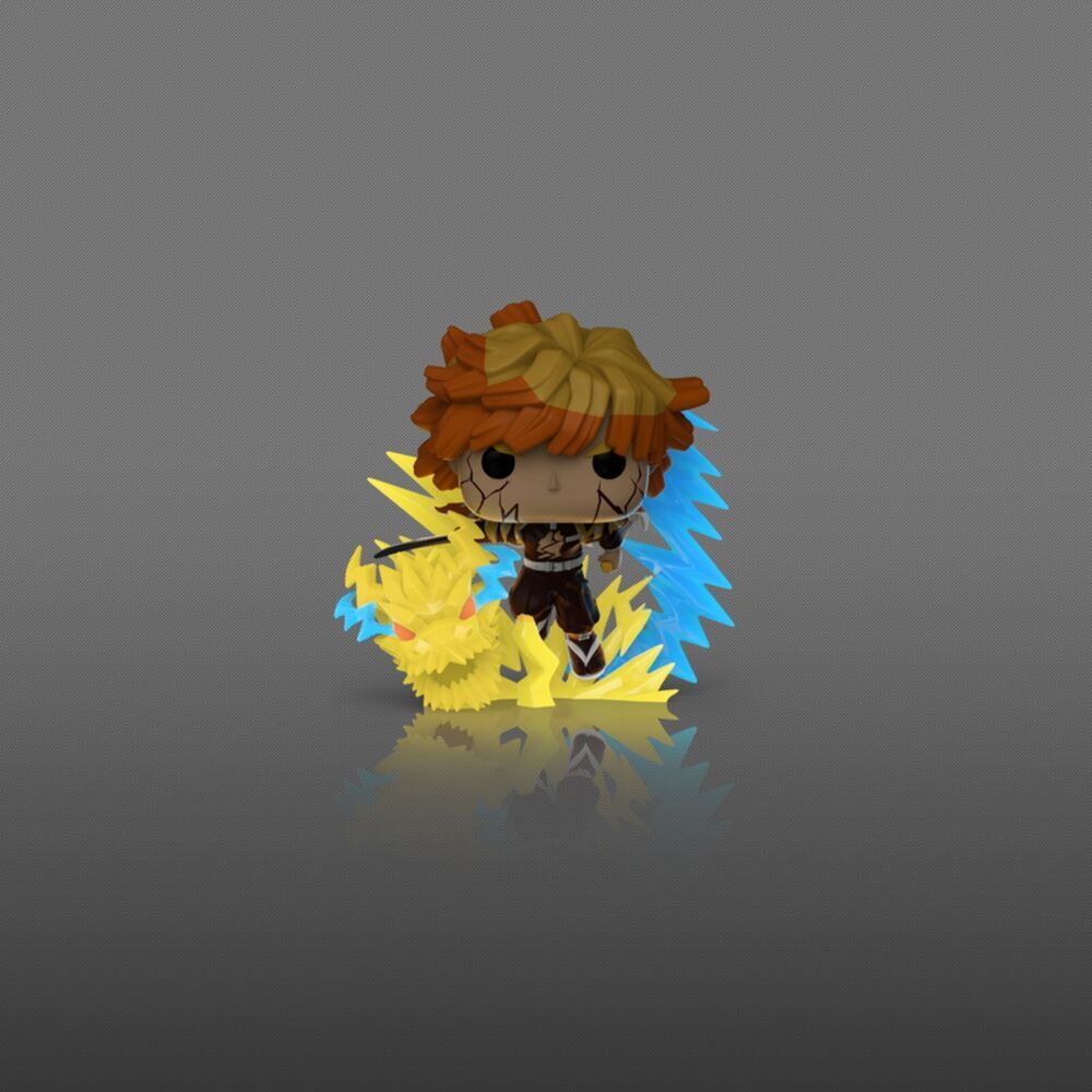 Figura POP Premium Demon Slayer Zenitsu Agatsuma Glow 5 + 1 Chase