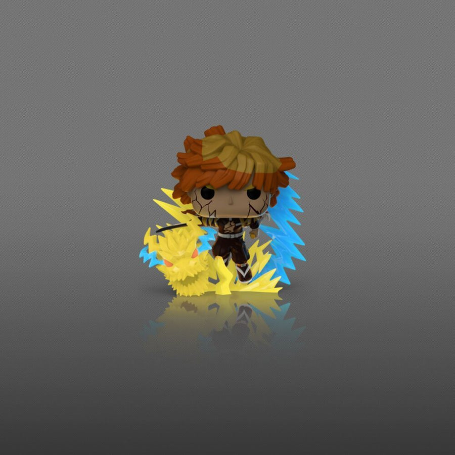 Figura POP Premium Demon Slayer Zenitsu Agatsuma Glow 5 + 1 Chase