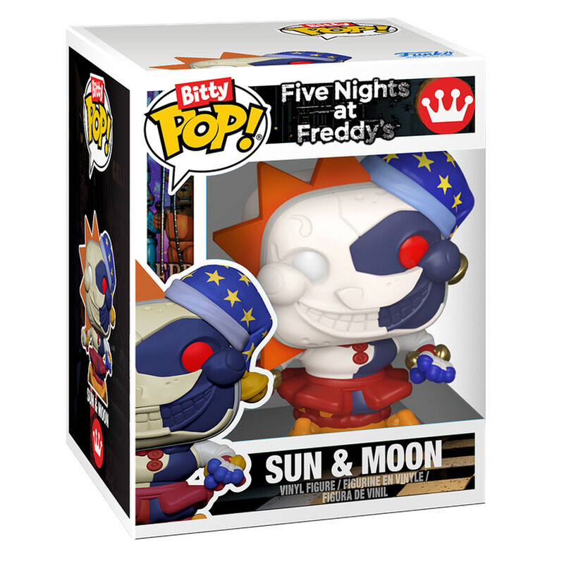 Blister 2 figuras Bitty POP Five Nights at Freddys Withered Freddy - Sun & Moon