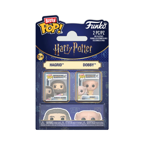 Blister 2 figuras Bitty POP Harry Potter Hagrid & Dobby