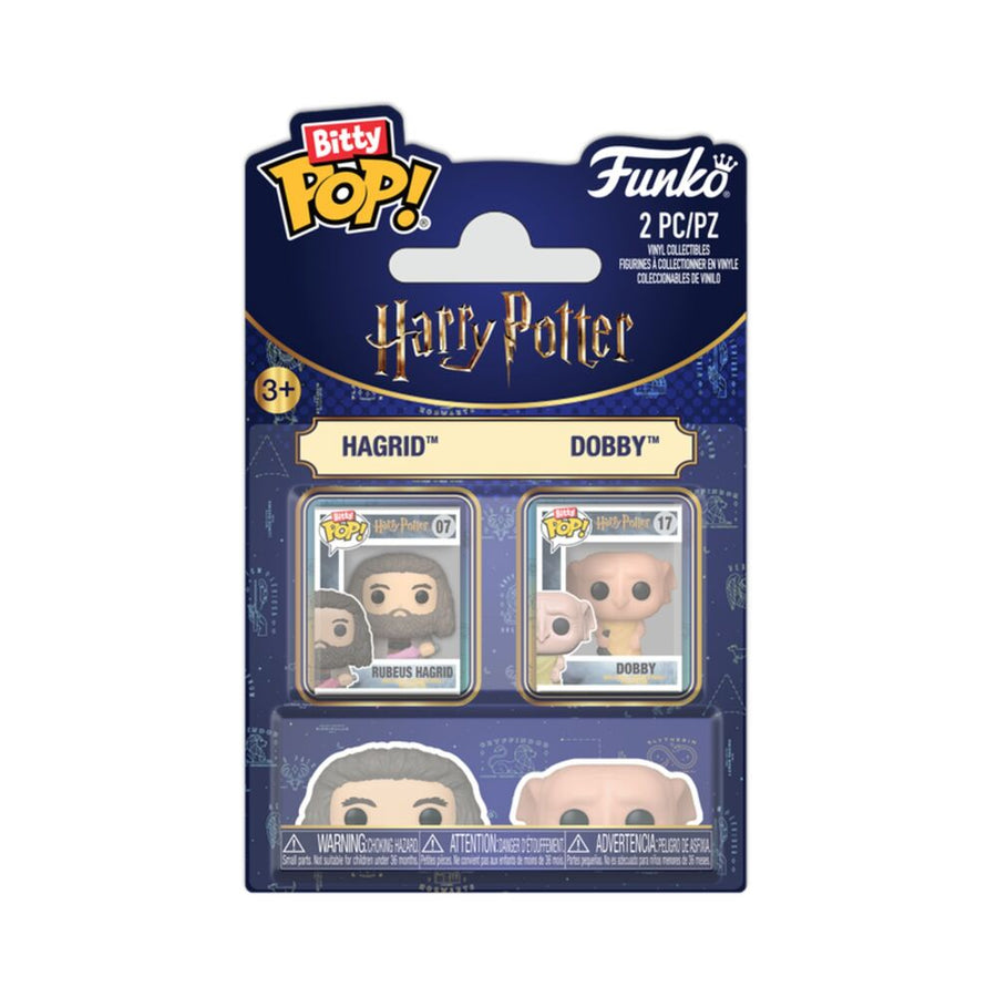 Blister 2 figuras Bitty POP Harry Potter Hagrid & Dobby