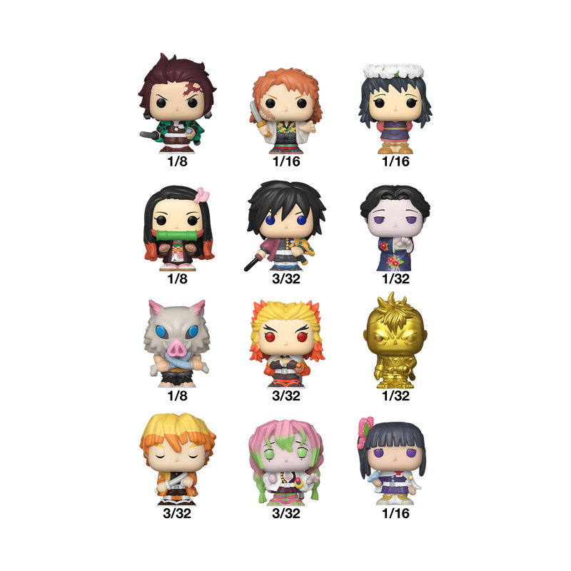 Figura Mystery Bitty POP Demon Slayer Kimetsu no Yaiba surtido